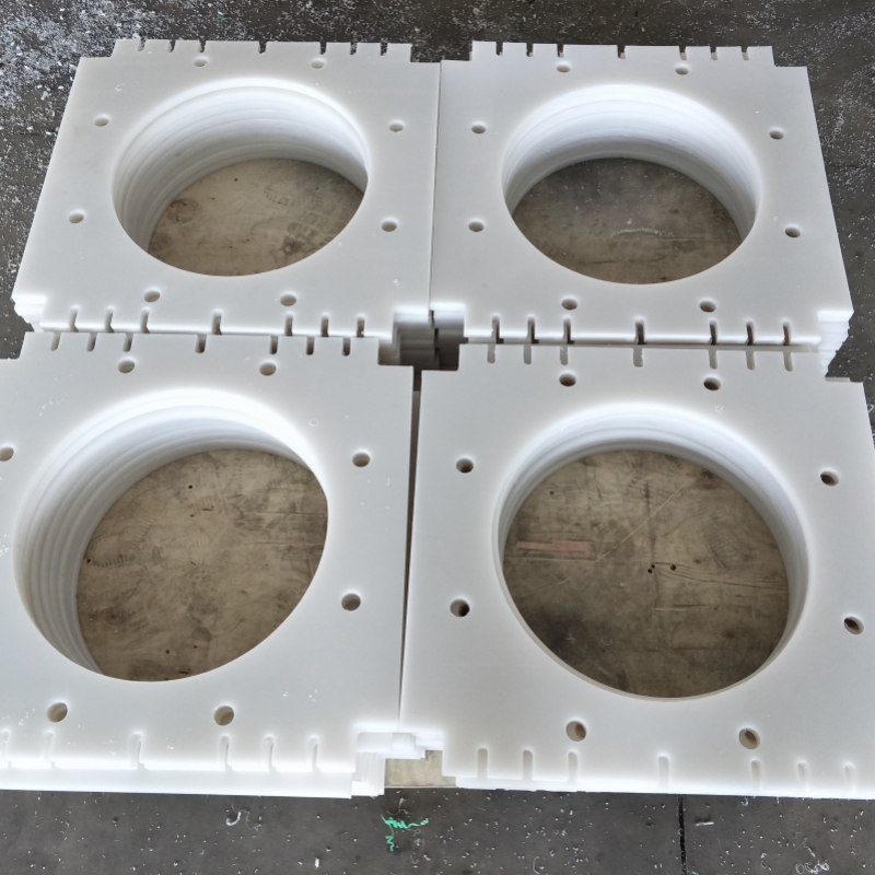 PE plate processing workpiece